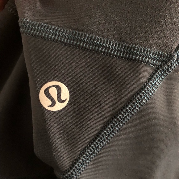 Lululemon Pace Rival Crop *Full-On Luxtreme 22" Teal size 2 - Picture 4 of 7